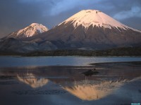     - Parinacota Lauca National Park Andes Mountains Chile