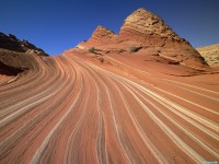     - Sandstone Patterns of Petrified Sand Dunes Near Paria River Colorado Plateau Utah