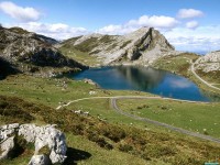     - Lake Enol, Covadonga, Picos de Europa National Park, Asturias, Spain