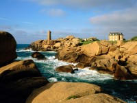     - Ploumanach Rocks and Lighthouse, Bretagne, France