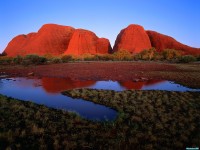     - Kata Tjuta (The Olgas) at Sunset, Uluru-Kata Tjuta National Park, Australia