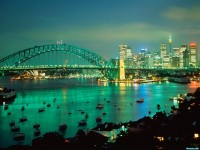     - Sydney Harbor at Dusk, Australia